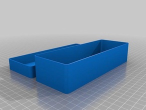 meu personalizados paramétrico canto arredondado caixa contentores 3d print model - Mito3D