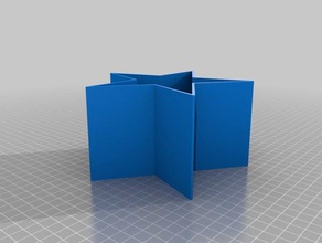 estrela do recipiente recipientes maquiagem organizador vaso 3d print model - Mito3D