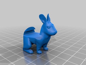 d&d giant rabbit mount games 3d print model - Mito3D