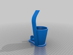 piccolo vaso di irrigazione aspirazione tende guardia all'aperto giardino fiore pot 3d print model - Mito3D
