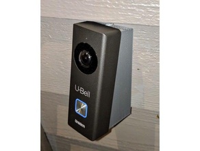 uniden db1 u-bell doorbell angled mount diy home automation 3d print model - Mito3D