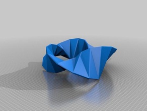 il mio personalizzato mobius strip3 130 per la matematica arte 3d print model - Mito3D