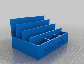 meine angepassten remote-holder2 Container 3d print model - Mito3D