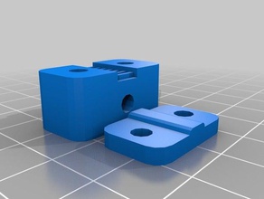 flsun cube belt adapter v2 t2 3d printer parts holder gt2 3d print model - Mito3D