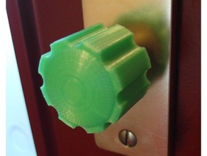 door knob better grip household supplies handle openscad 3d print model - Mito3D