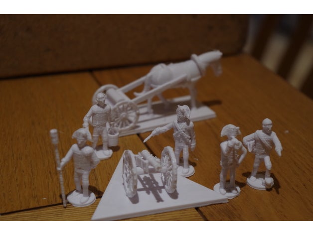 american guerra di indipendenza, parte 8, generico artiglieria scioglie giocattolo gioco accessori 28mm awi britannico storico mappa 3D print model - Mito3D