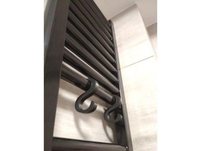 bathroom radiator towel rack 3d print model - Mito3D