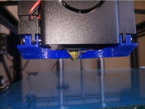 saphir-s circuit de refroidissement 3d l'imprimante pièces ventilateur conduits ventilation 3d print model - Mito3D