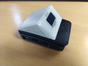ssd1306 oled geh&aumluse f&uumlr original raspberry caso 3d la impresión pantalla pi 3d print model - Mito3D