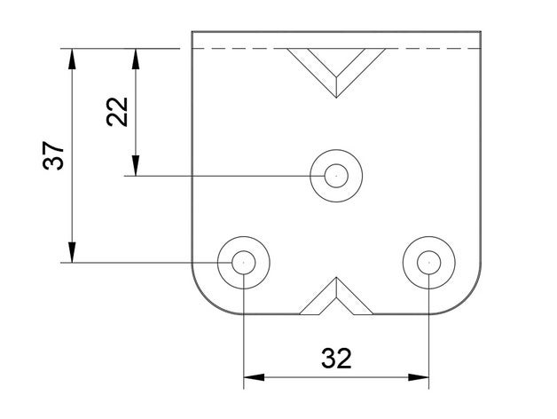 blum hinge template hand tools 3D print model - Mito3D