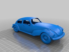 vw beetle pimp -ed automotivo 3d print model - Mito3D