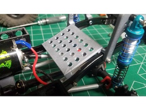 osx10 scx10 récepteur esc de montage rc des véhicules 110 axial open source robot analyse titulaire 3d print model - Mito3D