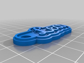 ms lea 1 keychains customized 3d print model - Mito3D