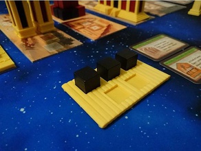 imhotep boardgame slitta di 15mm giocattolo accessori gioco da tavolo boardgames 3d print model - Mito3D