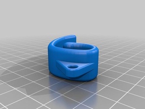 frisbee clip abgerundeten Kanten sport im freien 3d print model - Mito3D
