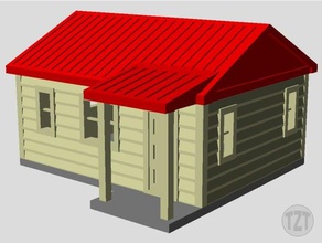 günlük ev ho ölçek model demiryolu düzeni kabin binalar yapılar 3d print model - Mito3D
