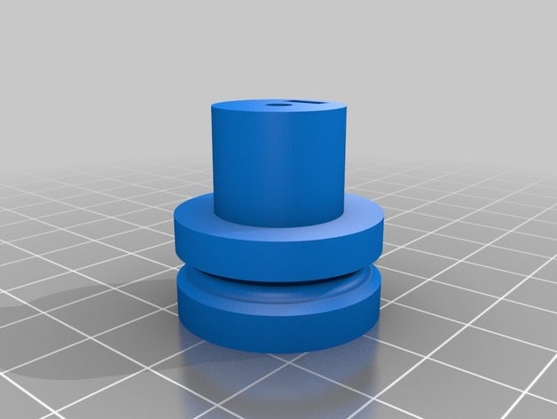 my customized round belt pulley creator parts 3D print model - Mito3D