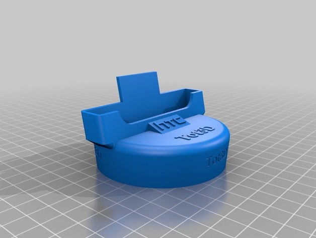 phonedock htc desire 12+ coche posavasos de la tabla móvil 3D print model - Mito3D
