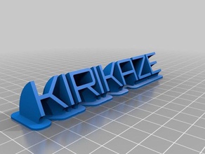 kirikaze llc logo d'autres personnalisé 3d print model - Mito3D