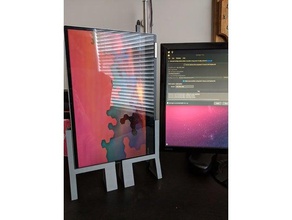laptop stand verticale computer piedistallo lenovo yoga 3d print model - Mito3D