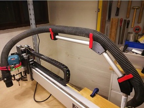 suckit vacuum hose boom metric remix machine tools 3d print model - Mito3D