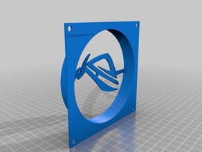 rgb fan cover asus rog 3d printing 3d print model - Mito3D