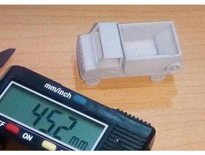 minyatür damperli oyuncak kamyon oyun aksesuarlar araba küçük oyuncaklar 3d print model - Mito3D