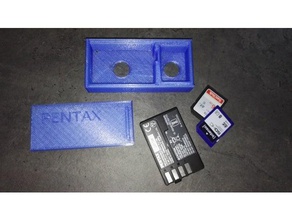 pentax li109 box plus sd camera 3d print model - Mito3D