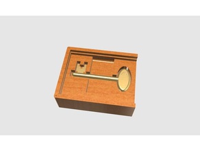 soprannaturale uomini di lettere cassetta portachiavi key puntelli 3d print model - Mito3D