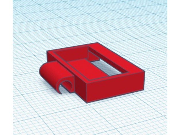 lego watch-band-clip - Zubehör 3D print model - Mito3D