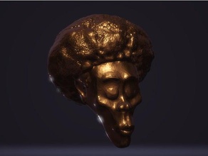 senhora esculturas a cabeça mulher 3d print model - Mito3D