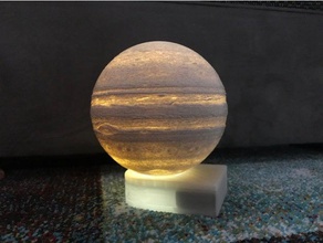 Jüpiter lamba tabanı dekor stand 3d print model - Mito3D
