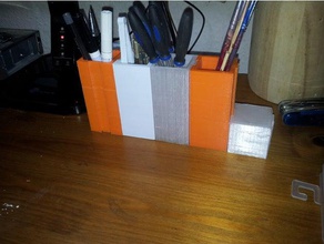 boîte de module système 3d l'impression bureau l'organisateur l'écrou le stockage la langue 3d print model - Mito3D