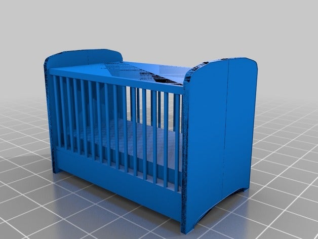 lit de bébé modules jeux 3D print model - Mito3D