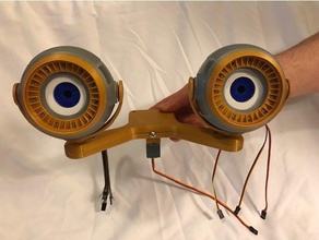 eyepod mount robotics actuator ezrobot gt2 inmoov robot eyes vision 3d print model - Mito3D