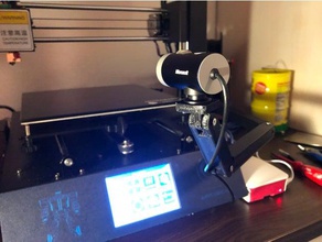 anycubic i3 mega microsoft lifecam cinema arm mount 3d printer accessories 3d print model - Mito3D