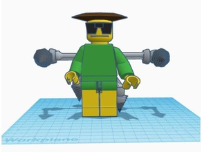 doc ock lego figure people 3d print model - Mito3D