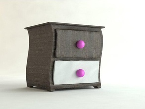 drawer cabinet 3d printing 3d print model - Mito3D