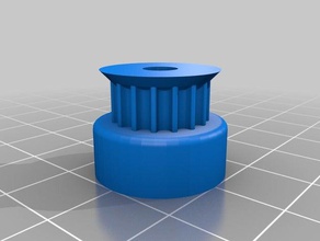 polia 2 3 d a impressora partes personalizado 3d print model - Mito3D