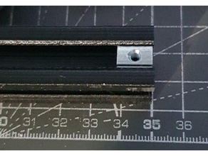 20x20 arredondado perfis de furos 4 mm diy alumínio perfil vslot 3d print model - Mito3D