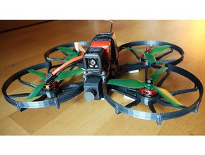 210mm fpv Drohne-Rahmen v1 propeller Schutz - Spielzeug Spiele 210 Drohne frame guard protector 3d print model - Mito3D