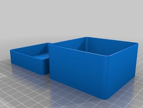 meine angepasste parametrische abgerundete Ecke box Container 3d print model - Mito3D