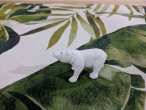 polar bear animals 3d scan toy 3d print model - Mito3D