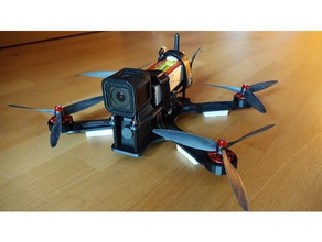 294mm fpv drone cadre v1 les jouets jeux 294 gopro montage session de l'hélice quad quadricoptère 3d print model - Mito3D