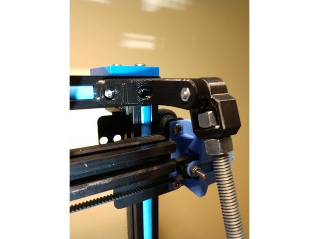 easy universal z-braces 5mm bottom holder remix 3d printer parts adimlab adimlabs 3D print model - Mito3D