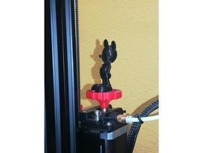 mickey ender extruder handle remix 3d printer accessories 3d print model - Mito3D