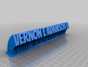 vernon adamson iii office personalizado 3d print model - Mito3D