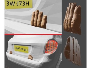 gnamps boot fingers old body-in-the-trunk gag practical joke 2 toys games dmcg hand 3d print model - Mito3D