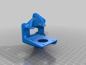 anycubic delta-Effektor-titan aero-extruder 3d Drucker Teile e3d titan aero 3d print model - Mito3D