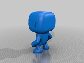 bricolaje en blanco funko pop los juguetes juegos figura de acción avatar personalizable personalizado reescalado modelo a escala 3d print model - Mito3D